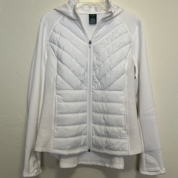 tek gear Jackets & Blazers - White Tek Gear Hooded Jacket